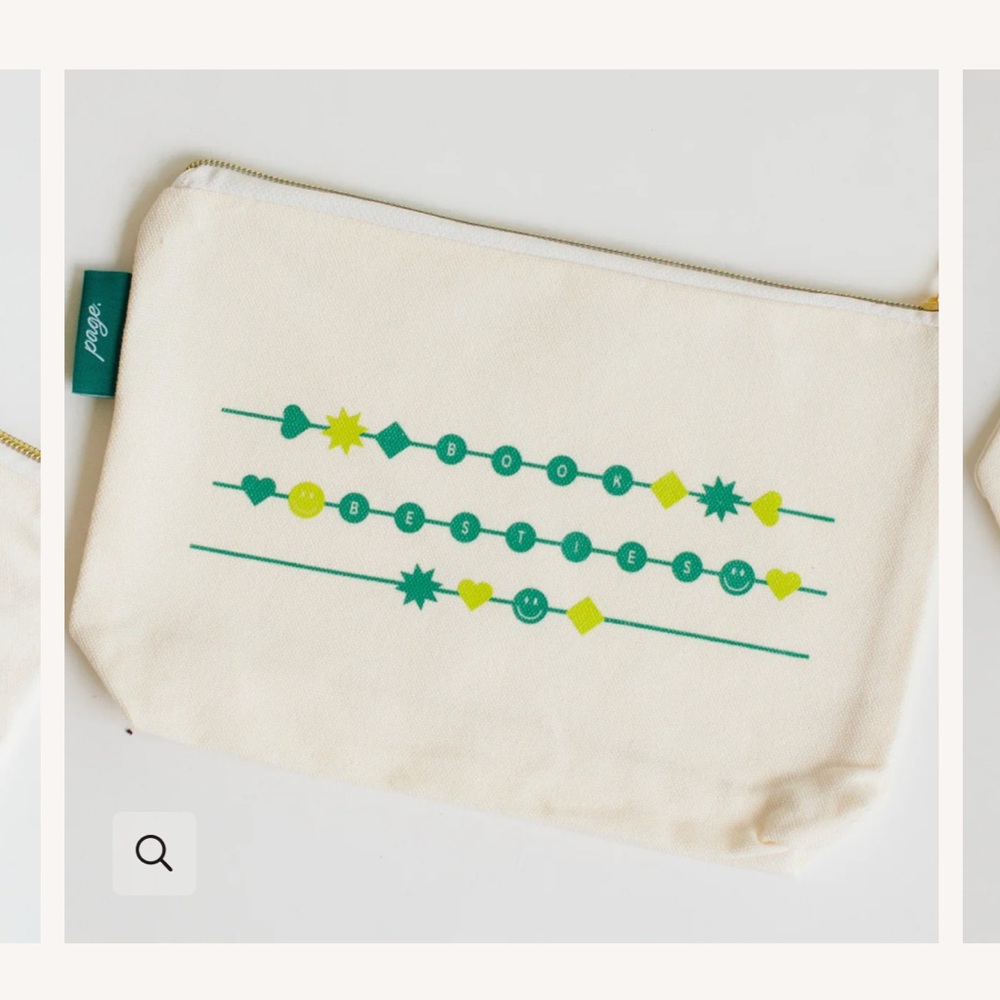Bookish Zippered Pouch